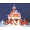 Prostorový vánoční betlém s krojovanými figurkami