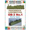 OB-3 No.1 Early type - pancéřová lokomotiva