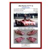 Alfa Romeo 33 TT 12 Monza 1975 #1 #2 - dva modely