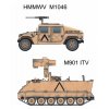 Desert Storm - HMMWV M1046, M 901 ITV, M1A1 Abrams, HMMWV M1025, M 113 A2