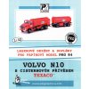 doplňky pro Volvo N10 s cisternovým přívěsem „Texaco“