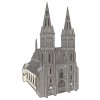 Vyšehrad - chrám sv. Petra a Pavla a hrobka Slavín