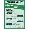 lokomotiva Škoda 65E1 - ř. 150 - 5 různých verzí