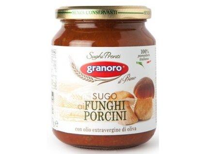 omacka s zampiony granoro sugo ai funghi porcini 370 g