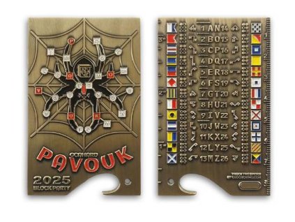 Pavouk geocoin AntBronz 500x400