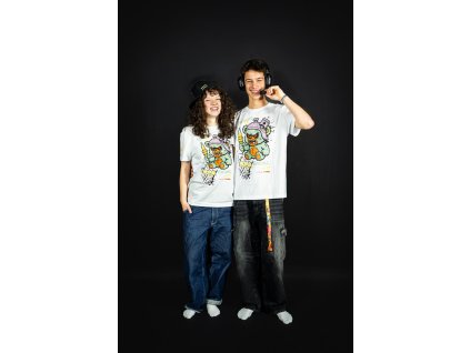 zeleny medved bile tricko