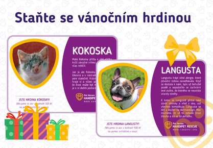 Udělejte z blízkých hrdiny zvířátek v nouzi