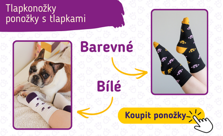 Tlapkonožky - ponožky s tlapkami