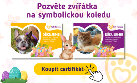 velikonoční nadílka na pomoc zvířátkům v nouzi