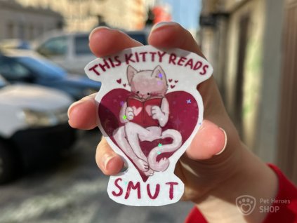 samolepka kočka - smut