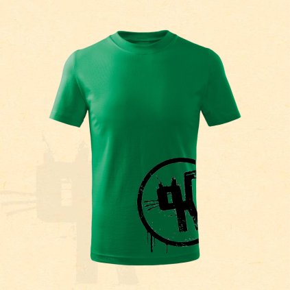 detske tricko zelene