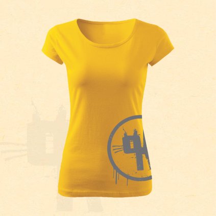 damske tricko zlute 1