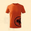 detske tricko oranzove