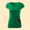 damske tricko zelene