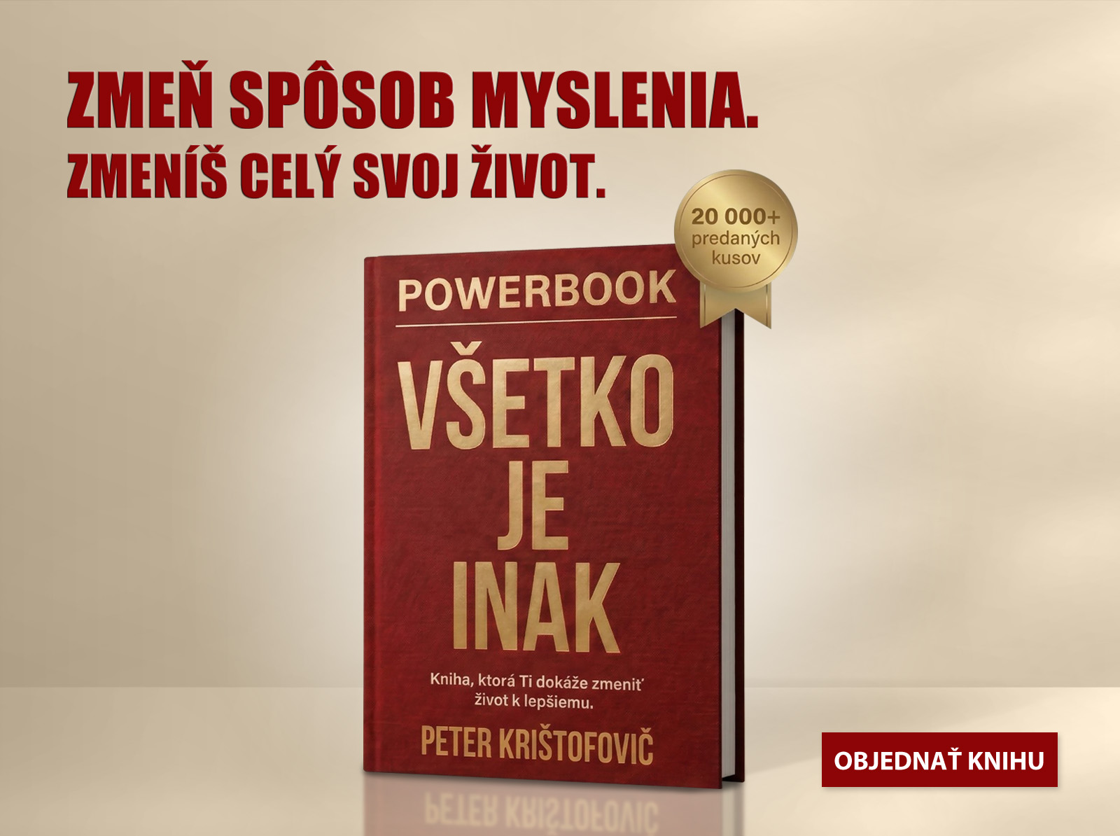 Vsetko je inak kniha Banner