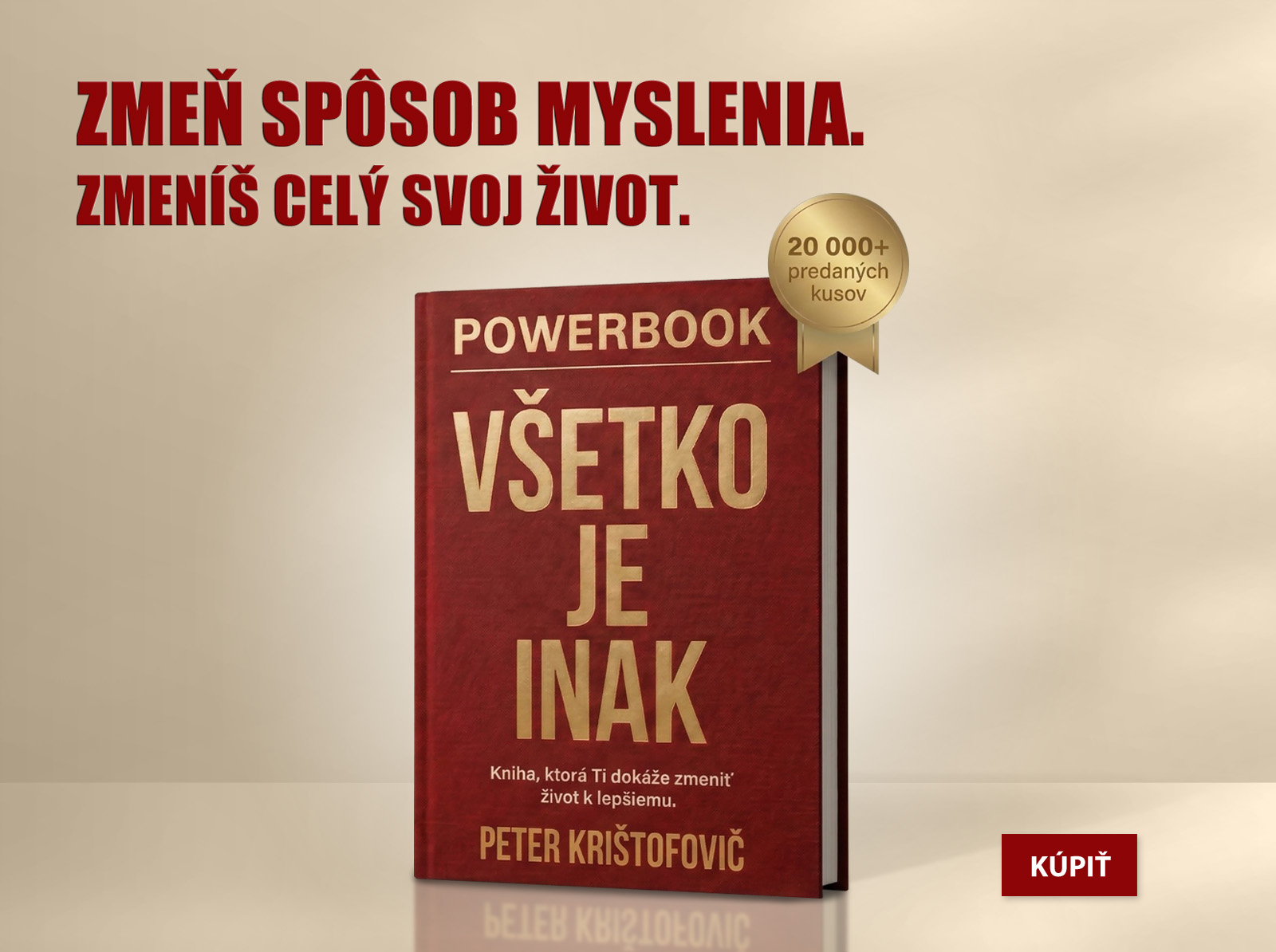 Vsetko je inak kniha Banner