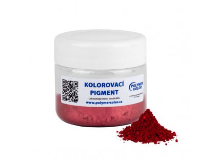 Metalický pigment červený