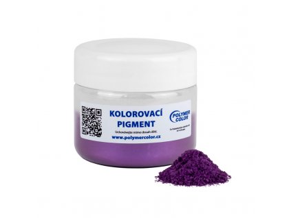 Metalický pigment fialový