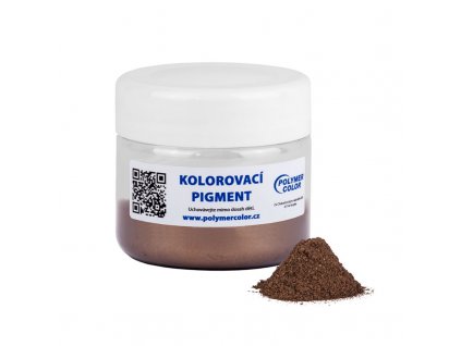 Metalický pigment hnědý