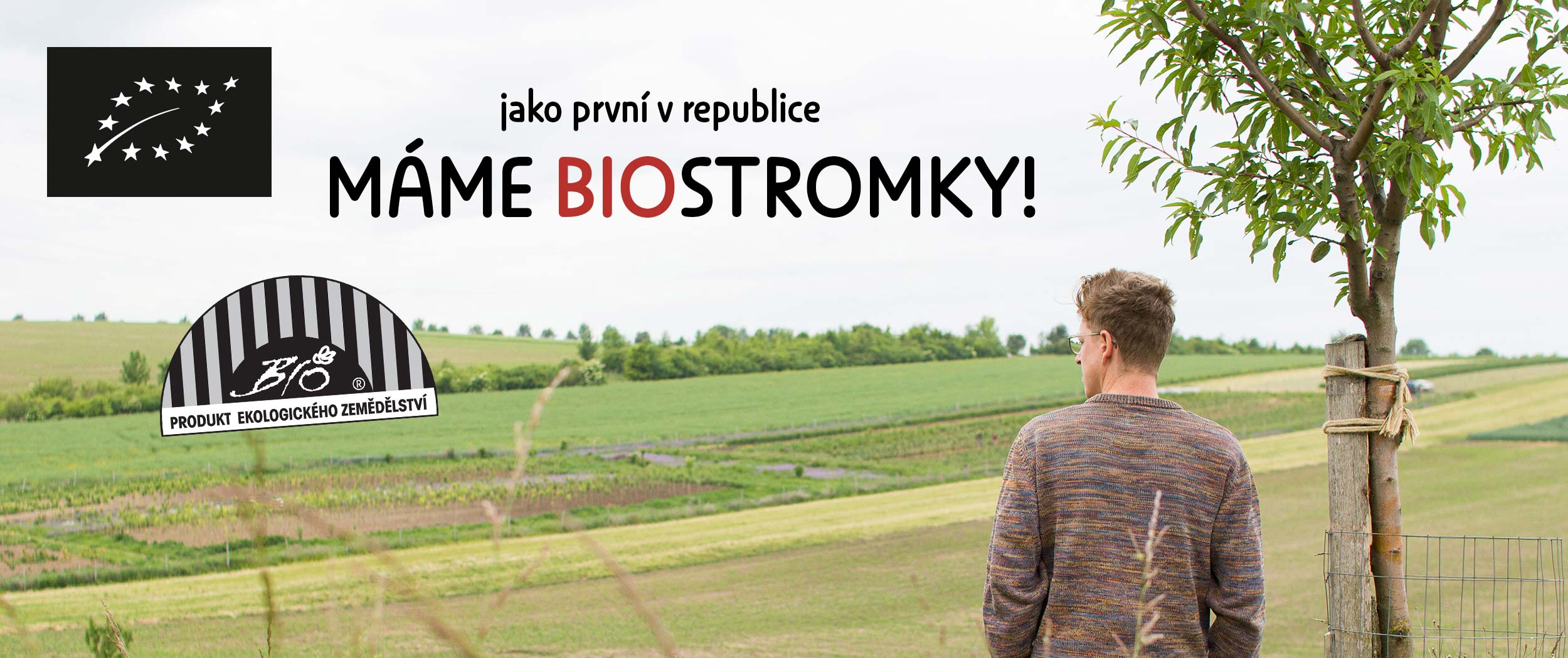 Banner BIOstromy certifikát ekologického zemědělství