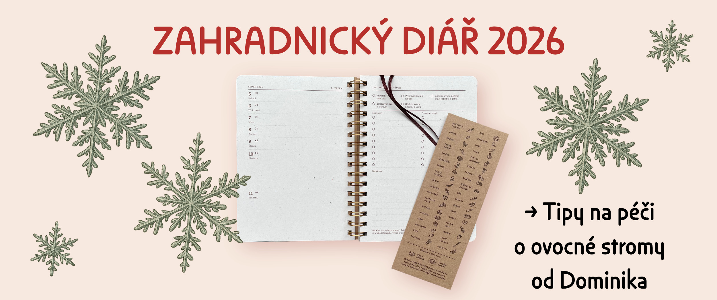 Zahradnický diář 2026