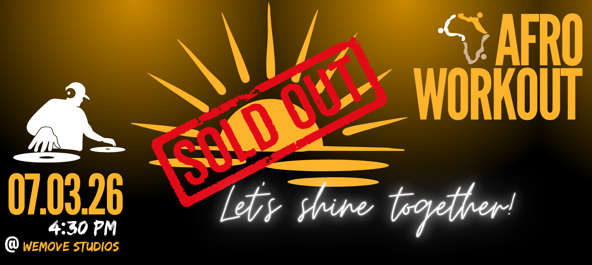 AFROworkout Live March