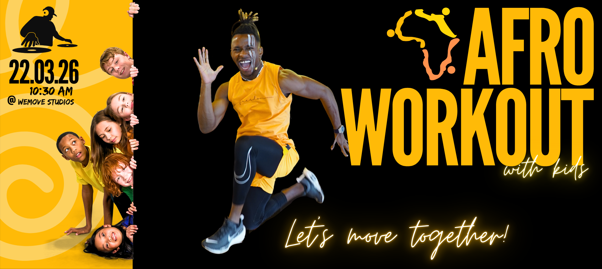 Afroworkout with kids