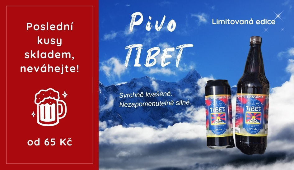 PIvo TIBET - Poslední kusy skladem, neváhejte!