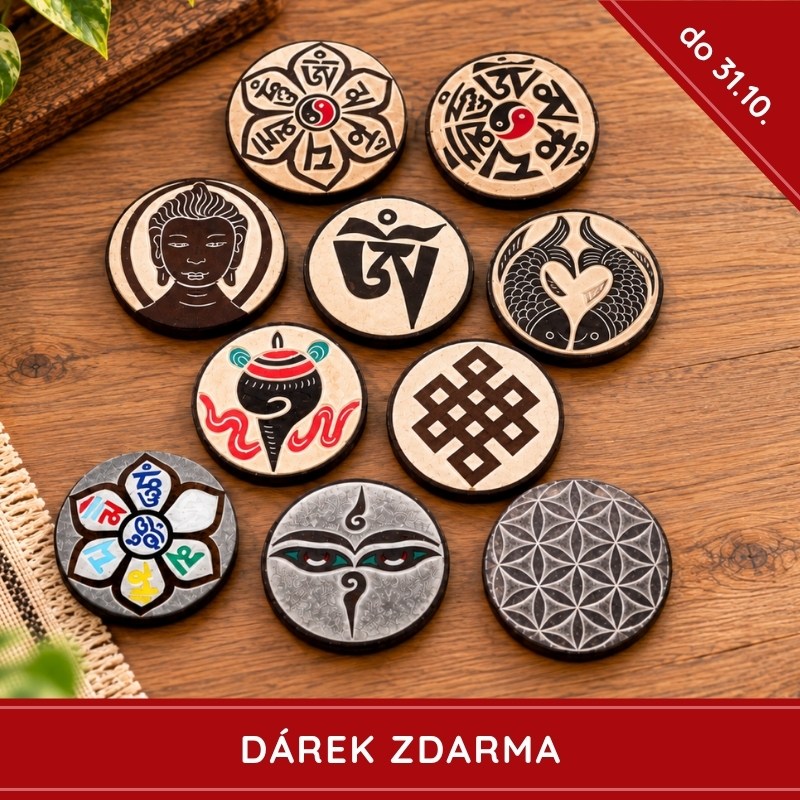 Dárek zdarma. Objednejte zboží nad 700 Kč (30 EUR) a dostanete od nás zdarma magnet z Nepálu.