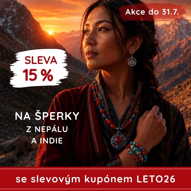 Sleva 15 procent na všechno v kategorii Šperky a bižuterie