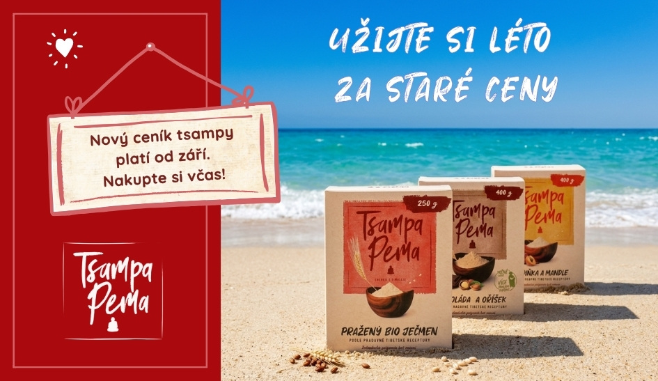 Tsampa Pema - Užijte si léto za staré ceny