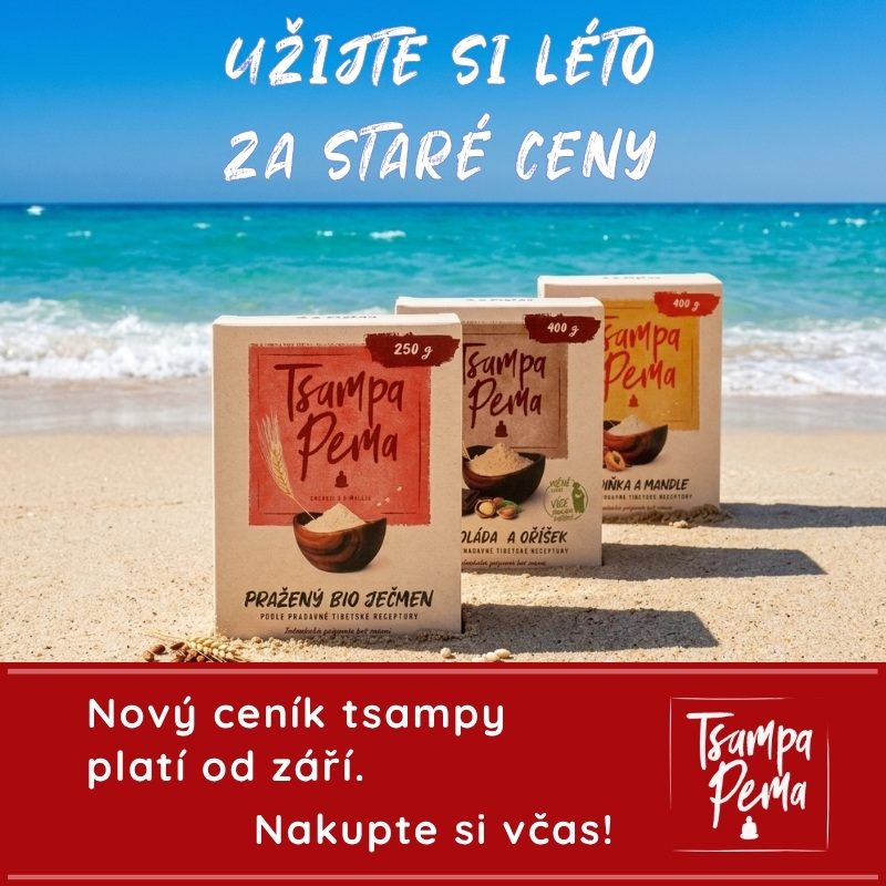 Tsampa Pema - Užijte si léto za staré ceny