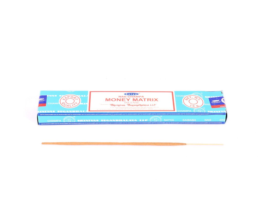 Satya Nag Champa Money Matrix Incense – Incense Pro