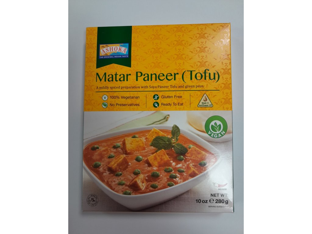 Ashoka hotové kari Matar Paneer, ready to eat