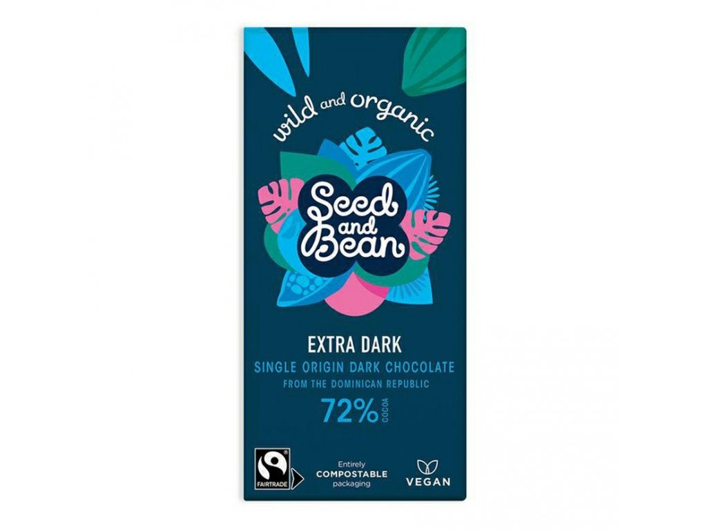 Seed&Bean BIO extra horka cokolada 72% 85g 2