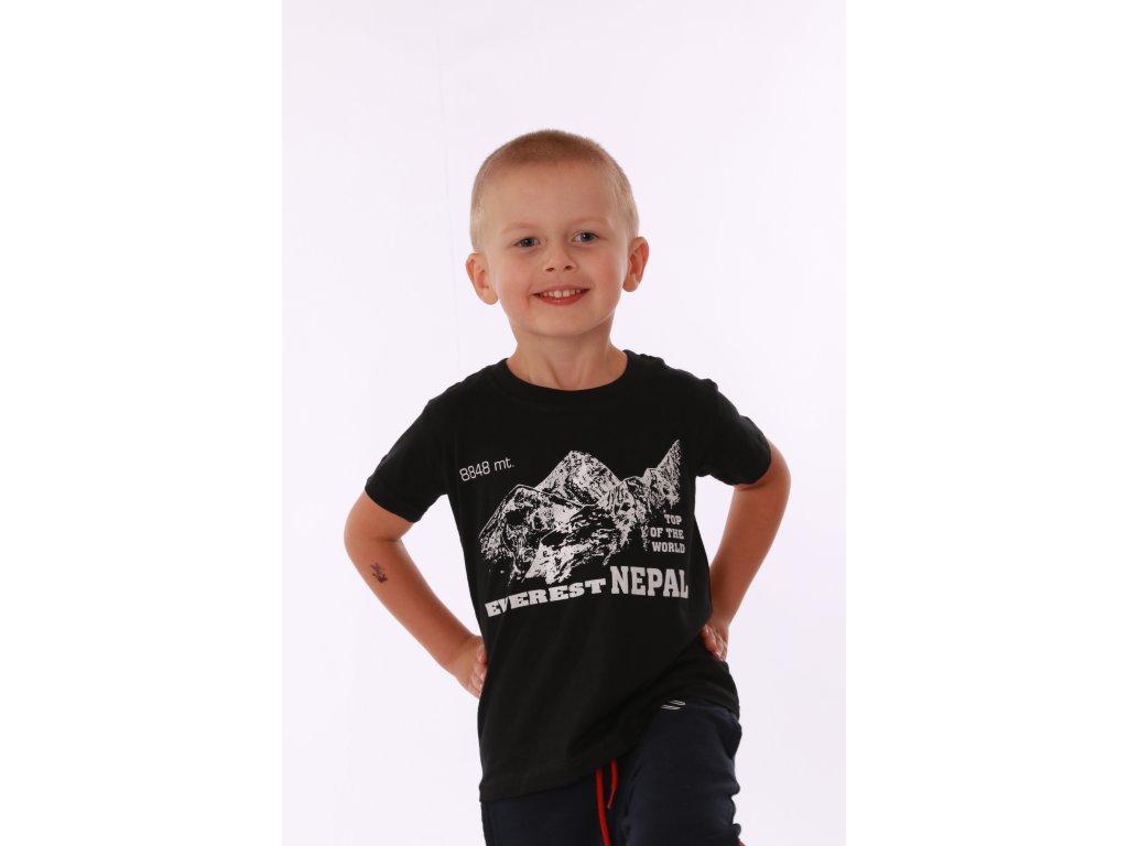Dětské tričko Everest černé - Shop ProTibet