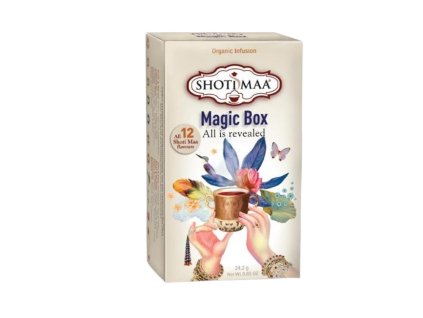 BIO Shoti Maa Magic Box - Kouzelná krabička s dvanácti druhy čajů, 12 sáčků