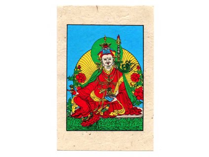 Přání z ručního papíru - Guru Rinpočhe