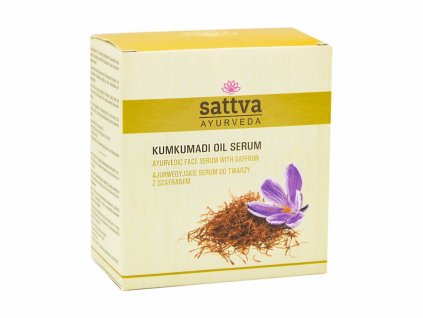 5663 1 ajurvedske pletove serum kumkumadi se safranem 30 ml sattva