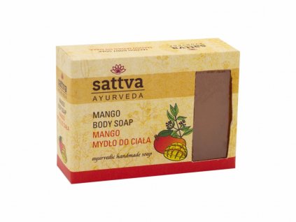 2738 ajurvedske mydlo mango 125 g sattva