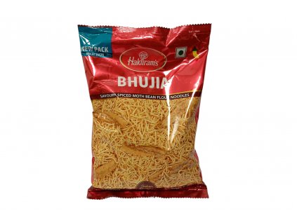 Bhujia snack, pálivé nudličky z luštěninové mouky, 200g