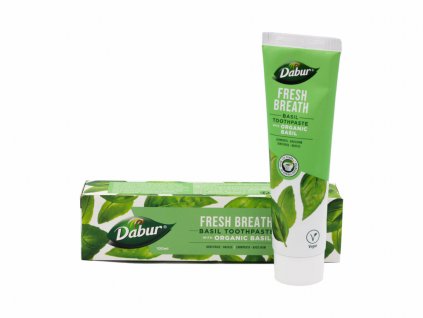 Dabur Fresh Breath Basil - zubní pasta s bazalkou, 100 ml