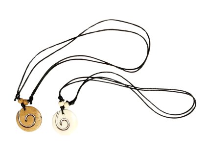 Kostěný přívěsek spirála