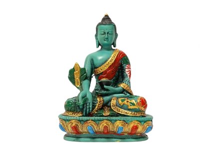 Soška barevná Bhaišadžjagurubuddha 13 cm