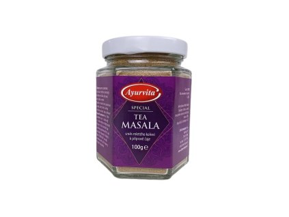 Ayurvita Tea Masala - směs koření k přípravě čaje, 100 g