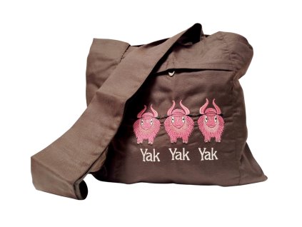 Taška plátěná hnědá - yaci