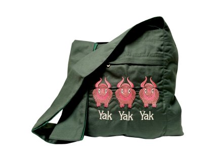 Taška plátěná zelená - yaci