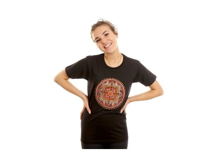 Tričko "Óm Jantra", černé