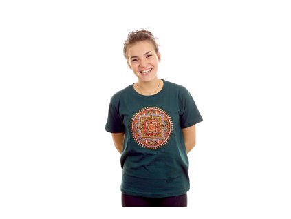 Tričko "Óm Jantra", zelené