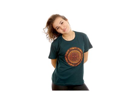 Tričko „Ohnivá jantra“, zelené